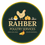Logo of Rahber Poultry Services with chickens and eggs on a dark green background